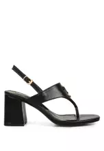 London thong deals block heel sandals