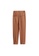 Hopeshow brown Slim Fit Cropped Pants 0BE51AA9E1EA2BGS_7