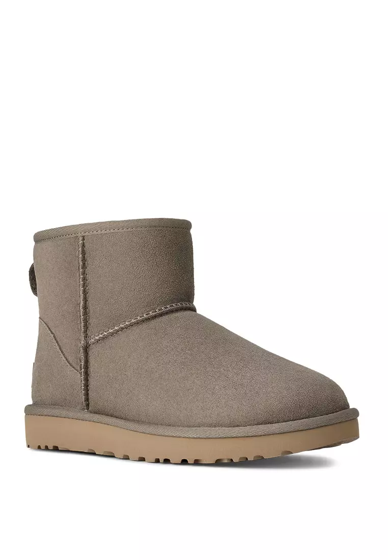UGG Classic Mini Ⅱ グレー サイズ7 UGG WOMENS CLASSIC MINI II GRAY アグ ムートンブーツ クラシック