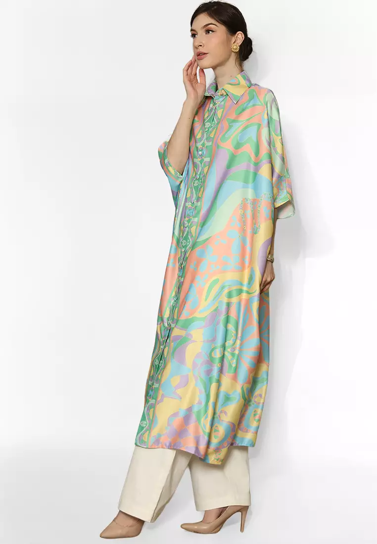 Kanzi Collared Kaftan