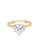 ELLI GERMANY white Ring Heart Solitaire Engagement Love Zirconia Stone Gold Plated FDFC8AC1E53DF9GS_2