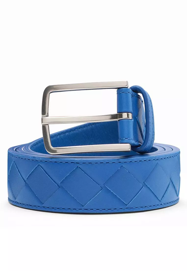 Intreccio Weave Belt in Blue