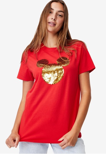 cotton on red shirt
