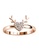 Her Jewellery Antlers Love Ring (Rose Gold) - Made with Swarowski Crystals C837BACE3540F5GS_1