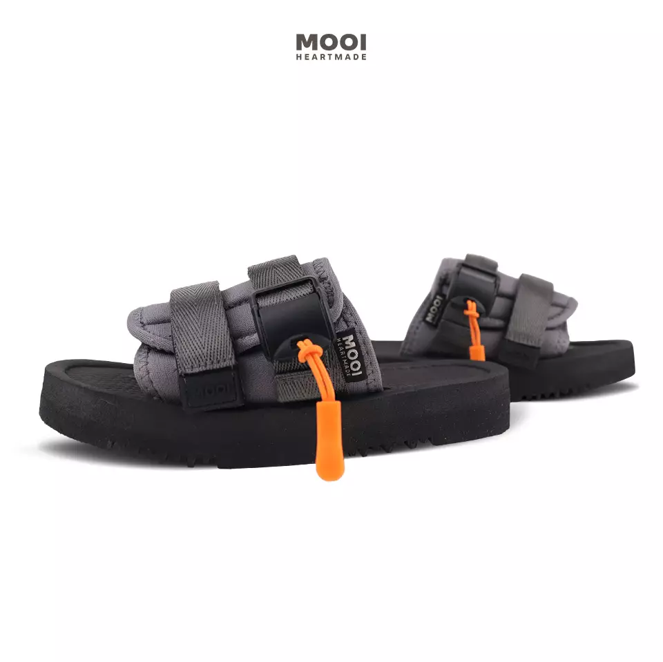 Mooi Sandal Traveling Anak Yoshi - Grey