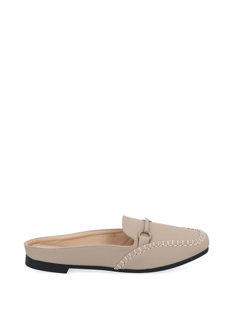 Beige Cleo Mules