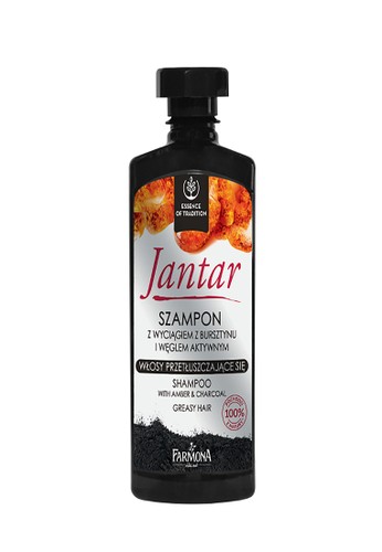 Jantar black JANTAR Shampoo With Amber & Charcoal A6EC8BE85DDD5BGS_1