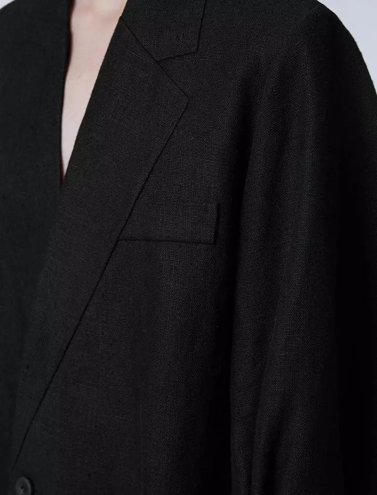 百搭宽松中长款西服