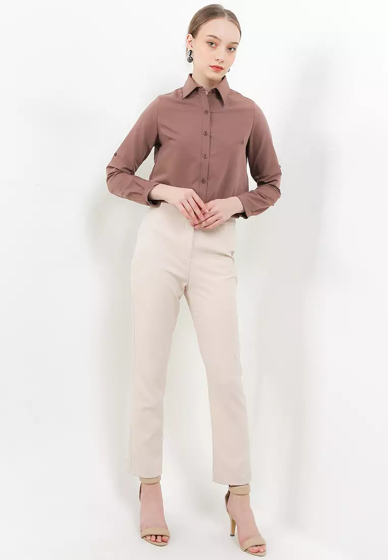 Femme Kemeja Slim Fit