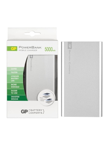 BLADE silver GP Power Bank Mobile Charger 5000mAh Silver For Smartphone and Tablet, Longer Battery Life, Durable and Easier To Use 01A52ES22D1778GS_1