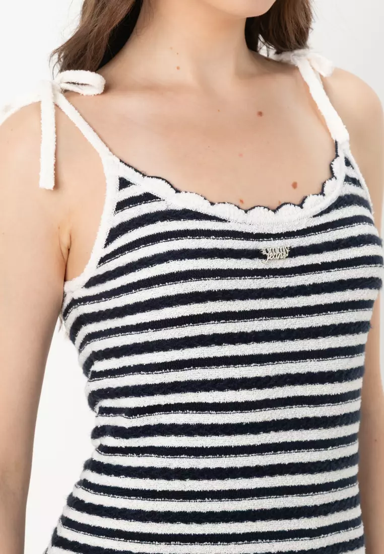 Buy Tommy Hilfiger Breton Stripe Mini Slim Knit Dress - Tommy Jeans 2026  Online | ZALORA