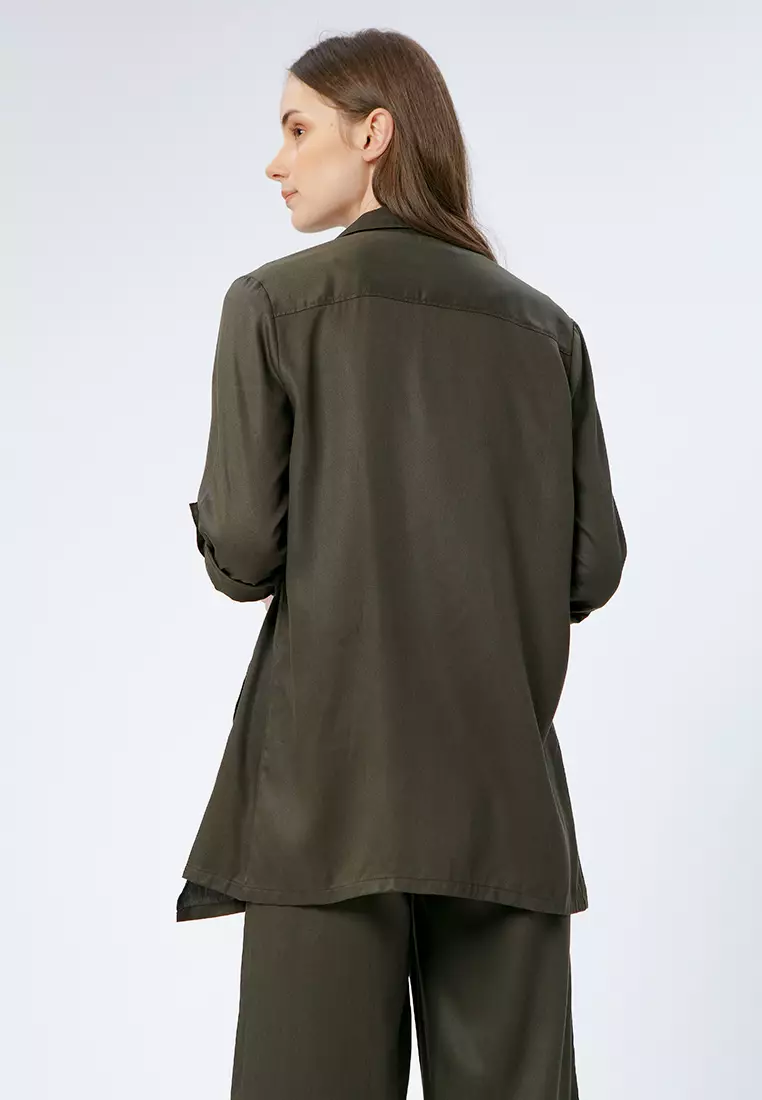 Karina Cardigan Military Olive