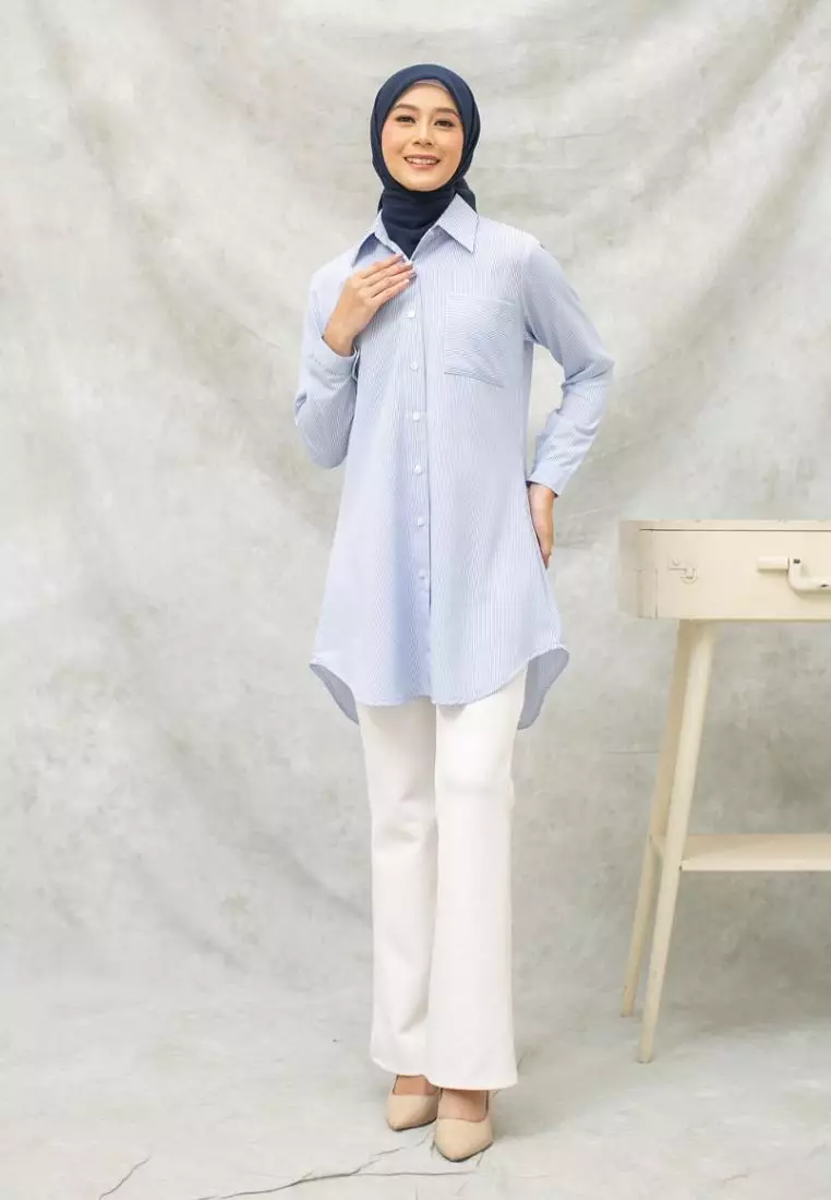 EPC Tunik Aya - Baby Blue Stripe