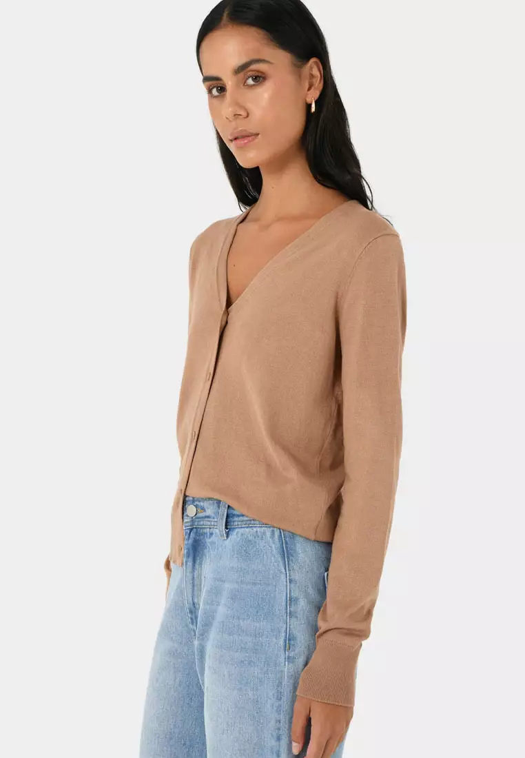 Nicolette V-Neck Knit Cardigan