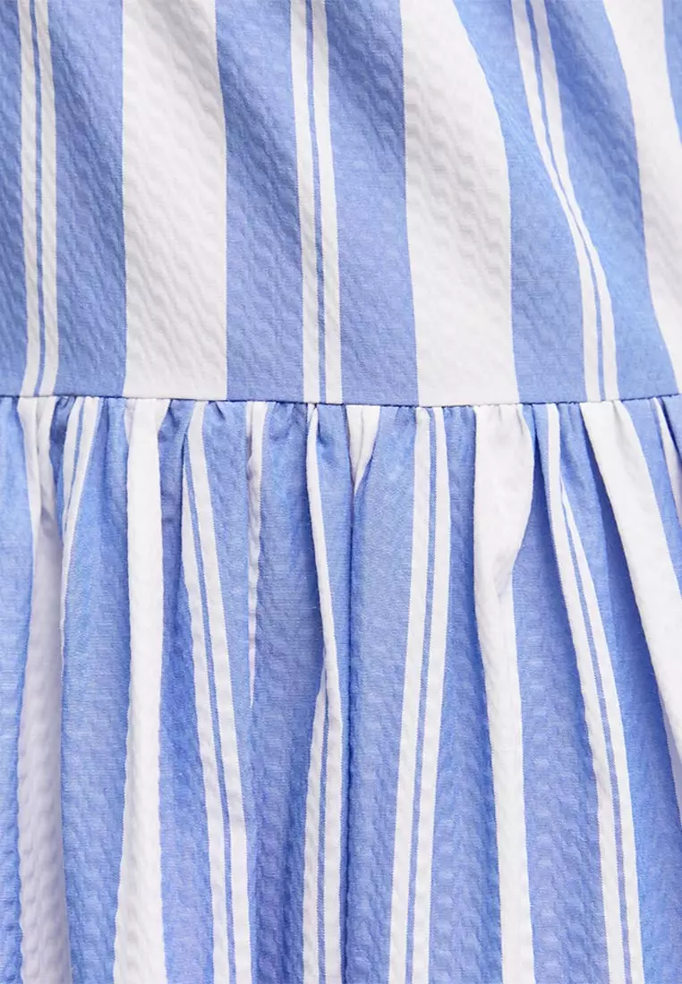 Floral Striped Dress