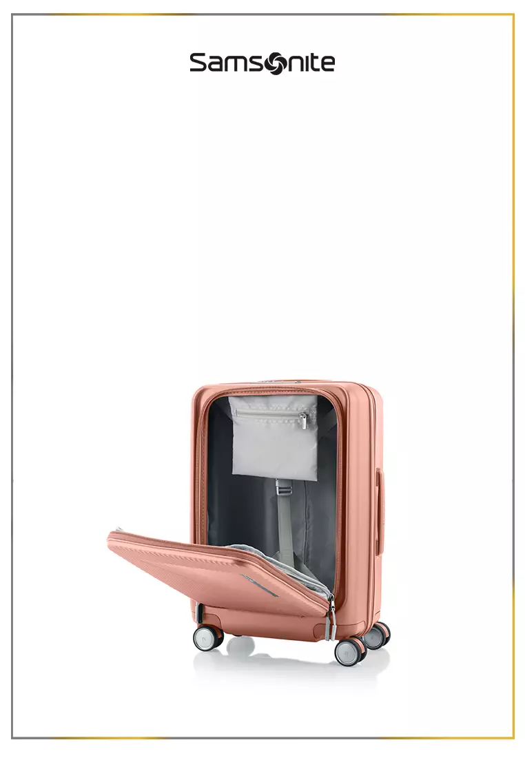 Samsonite Koper Hardcase Zipprix FT Spinner Cabin 20 Inch EXP FT - Mocha