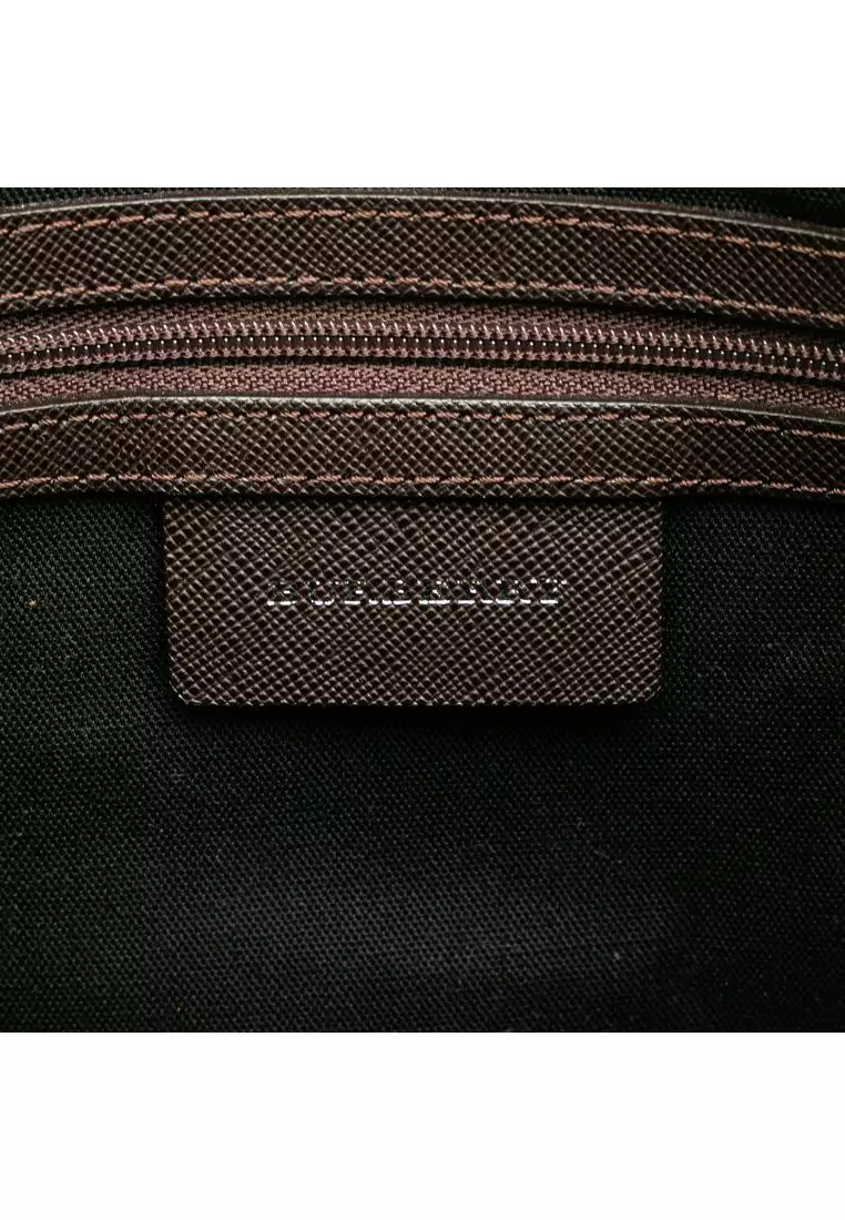 Pre-Loved Burberry Nova Check Canvas Shoulder Bag