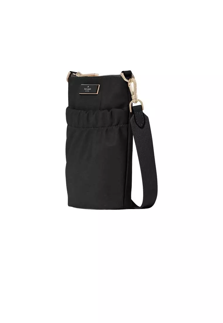 Carter Nylon Phone Crossbody Black KL876