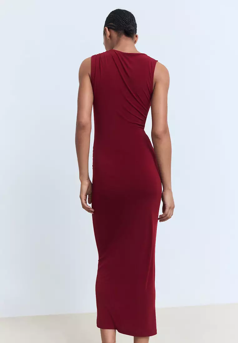 Buy Mango Midi-Dress With Jewel Detail 2025 Online ZALORA