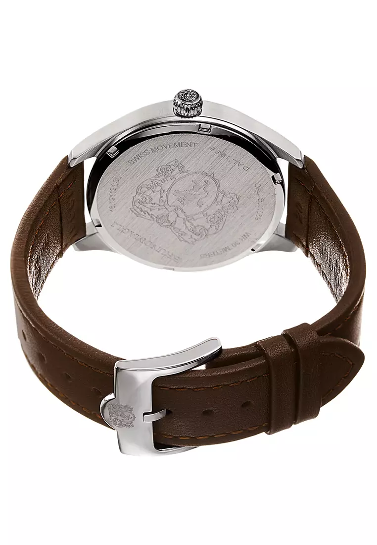 Bruno Magli Luca Pelle 16.191122.SL Jam Tangan Quartz Analog