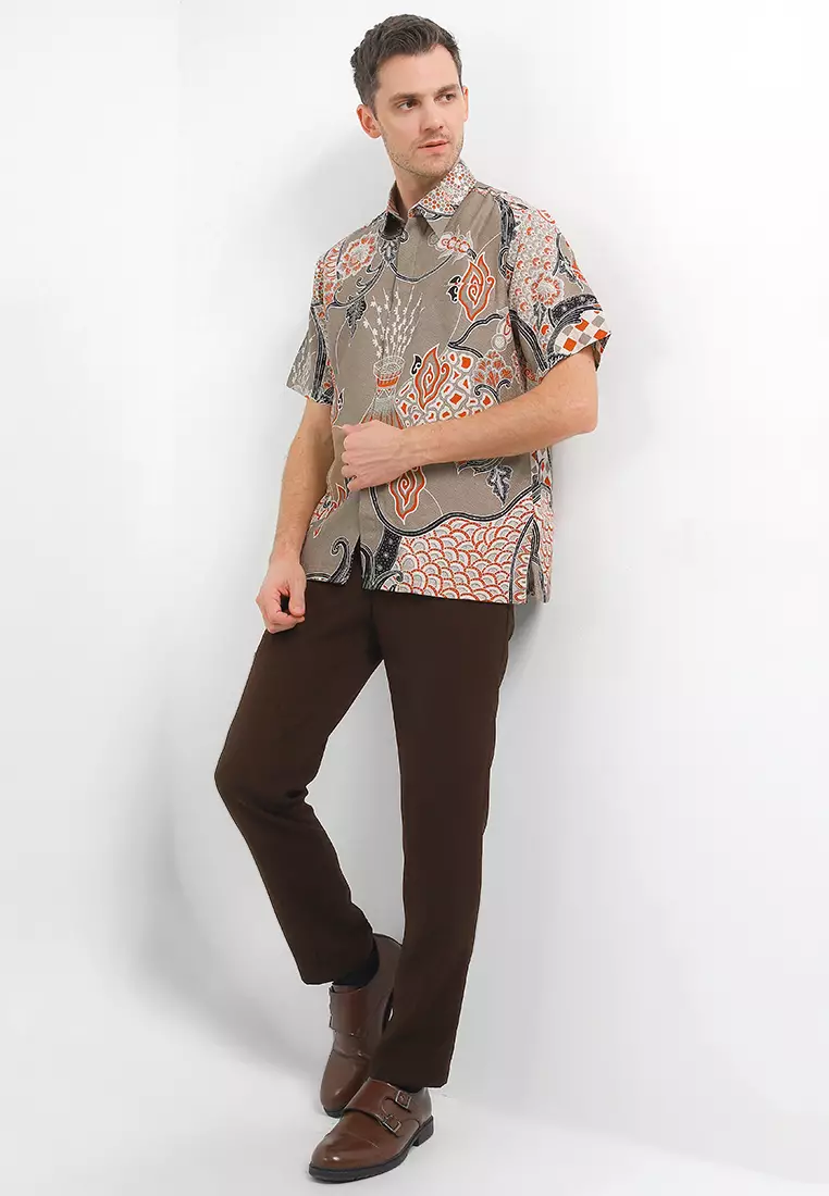 Hem Body Fit Batik Sawat Sisik Naga