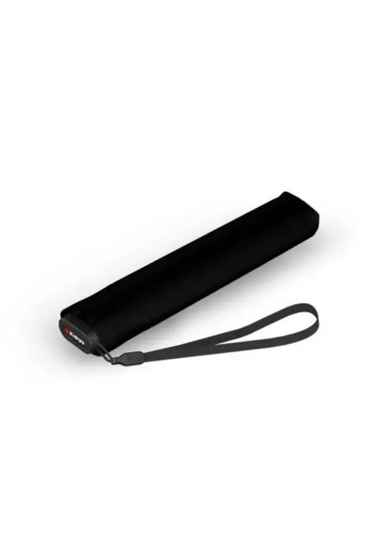 Knirps US.050 Ultra Light Slim Manual - Black With Rose Coating