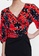 URBAN REVIVO red Floral Print Puffed Sleeve Blouse 70D0DAAE6B0D67GS_3