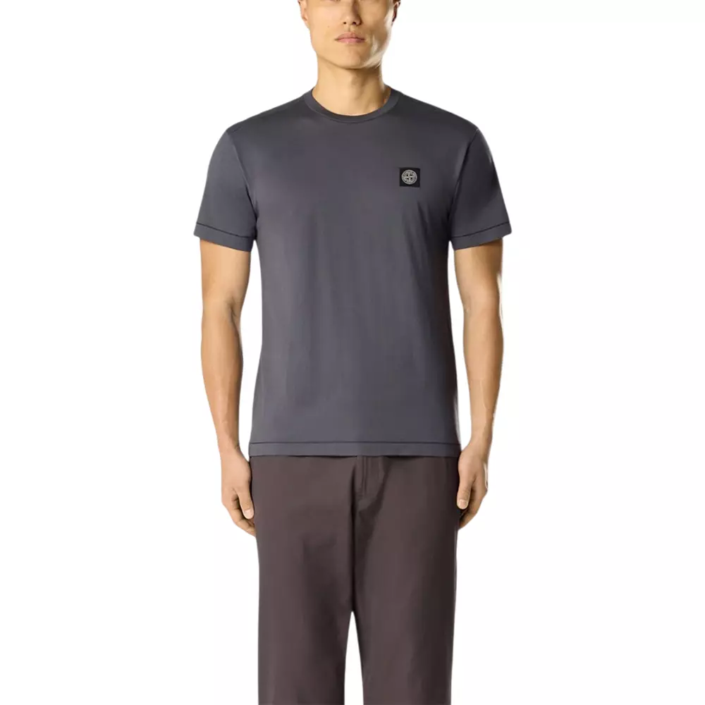 2100027 60/2 Cotton Jersey T-Shirt Blue Grey