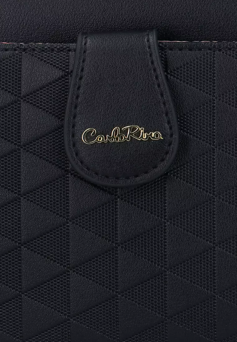 Megan Top Handle Bag - Black