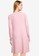 GAP pink Triblend Buttoned Front Flair Dress 4F14EAA8D2E229GS_2