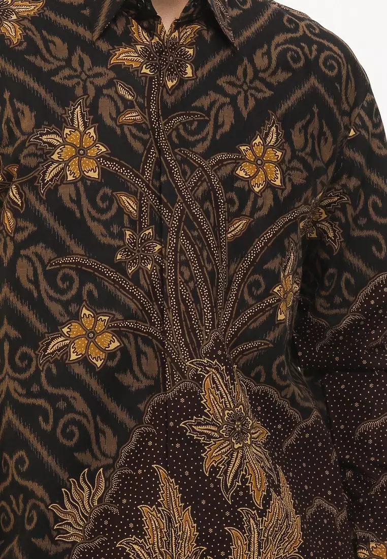 BATIK TALENTA EXCLUSIVE Lengan PANJANG BLACK ORCHID