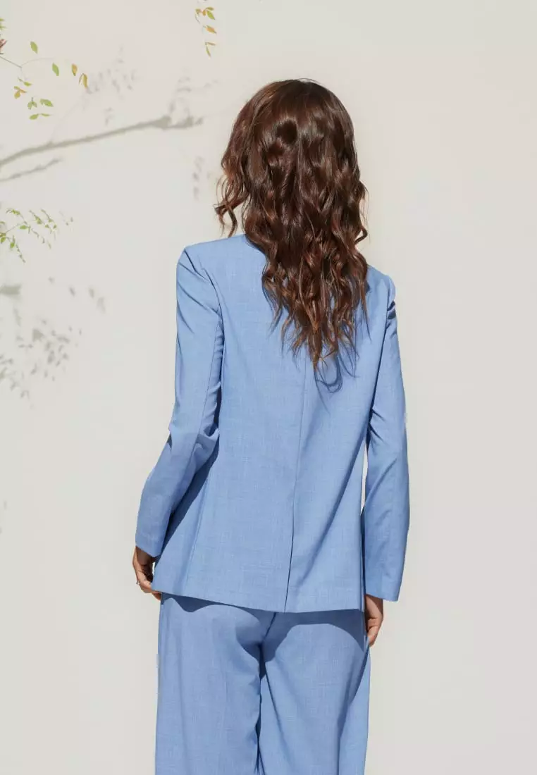 G2000 Rayon Blend Double -Breasted Suit Blazer