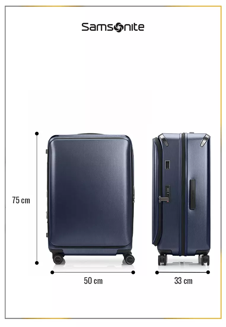 Samsonite Koper Hardcase Unimax Spinner Cabin 20 Inch EXP FT - Navy