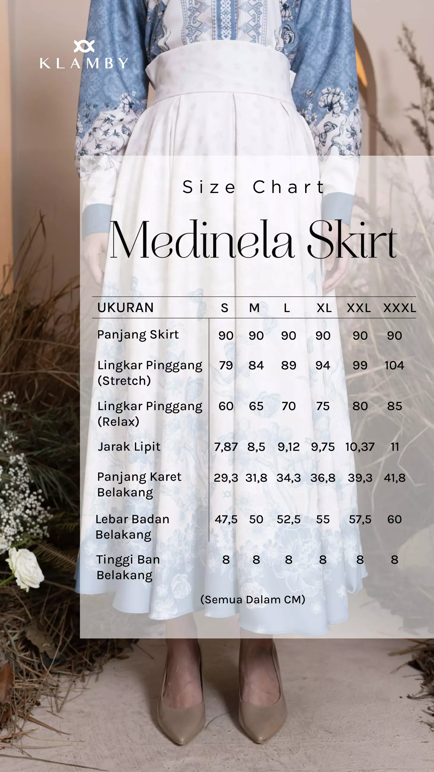 Klamby - Medinela Skirt Pink Scallop