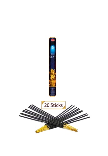 HEM THE STAR Incense Sticks 20PCs in Hexagonal Box, India Handmade for meditating Prayer(HI-THE-STAR) DCEC4HL710D122GS_1