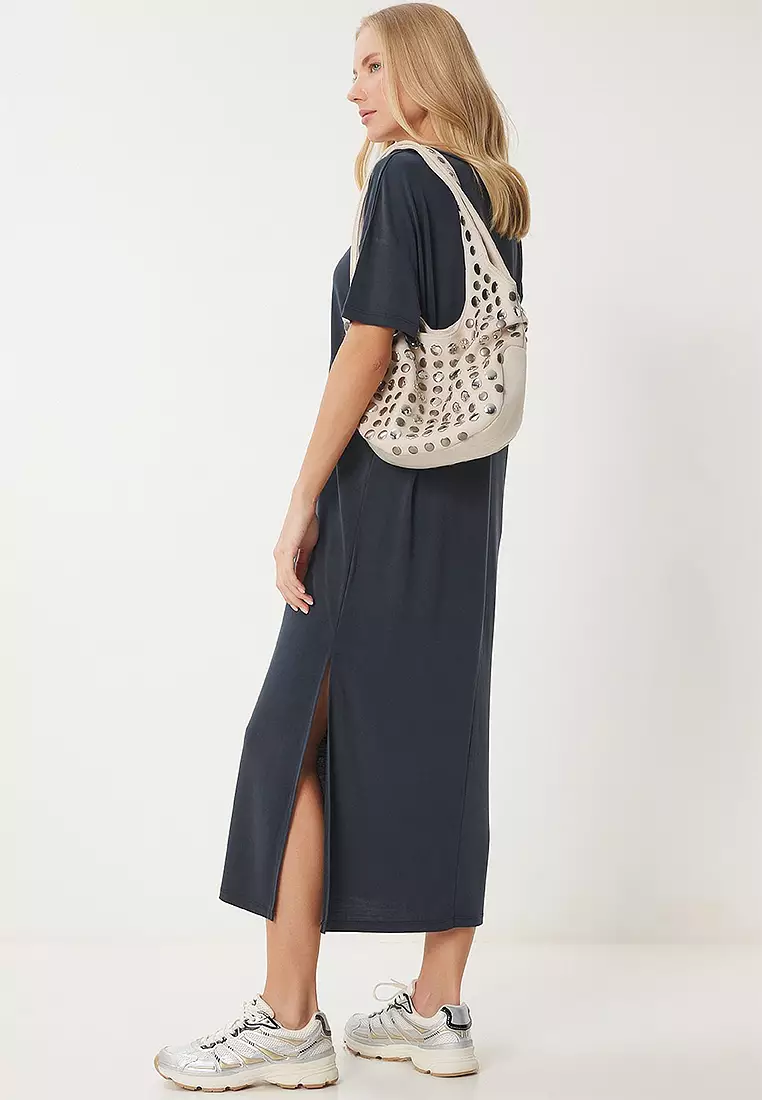 Oversize Basic Summer Knitted Dress