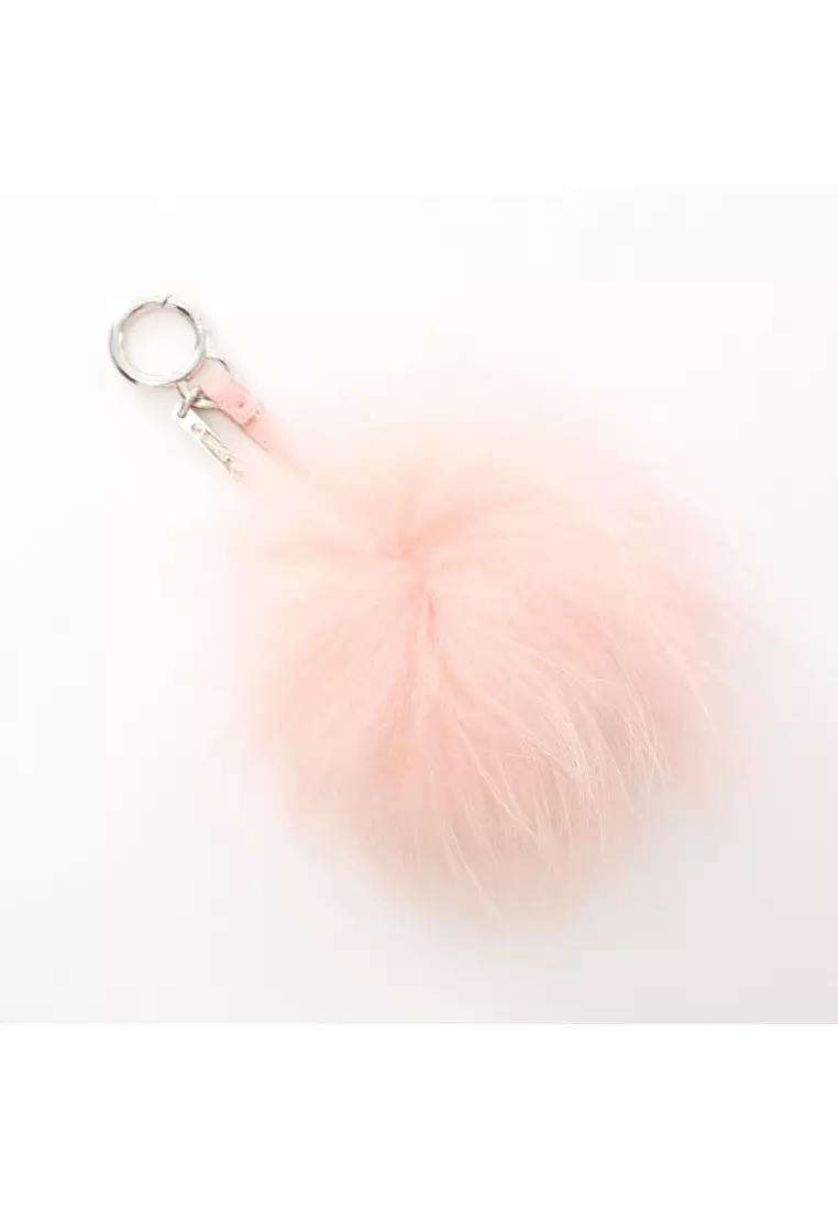 Fox pom pom discount keychain