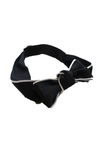 Kings Collection black Bow Hair Ties (UPHA20125) 64C5FAC337E9F1GS_1