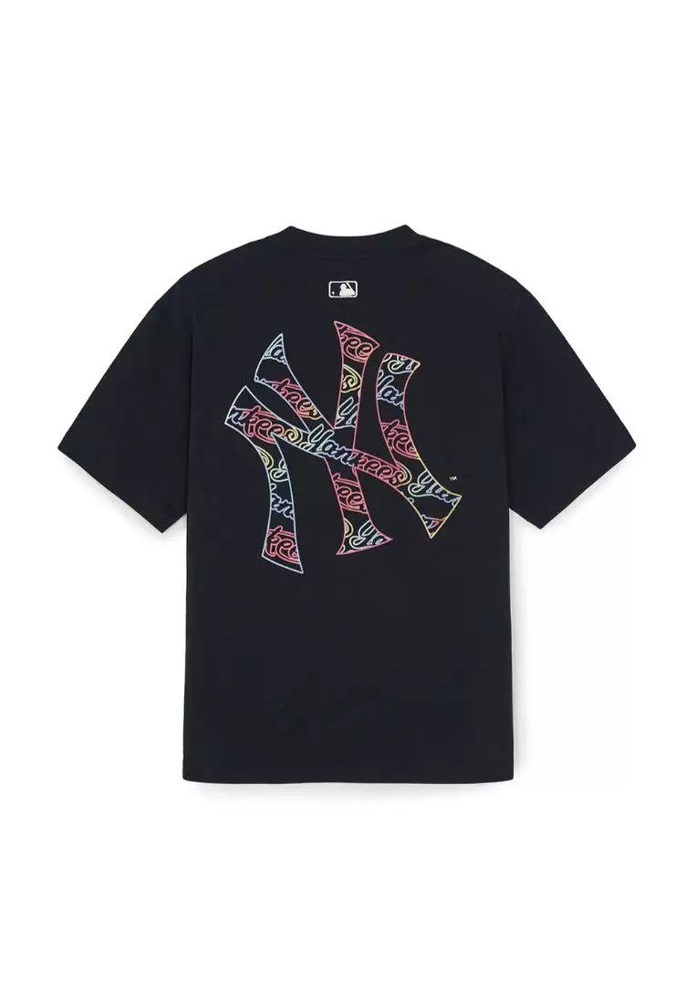 BASIC COLORFUL CRAYON LOGO OVER FIT T-SHIRTS NEW YORK YANKEES