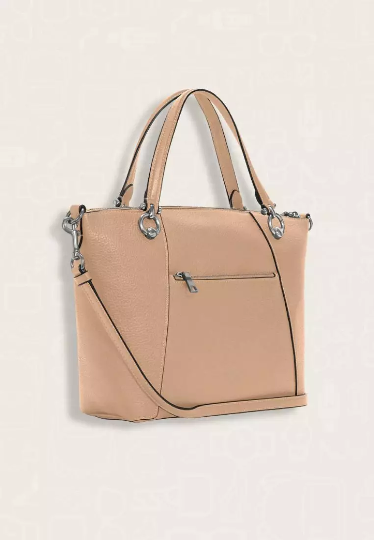 Coach Kacey Satchel Bag Taupe
