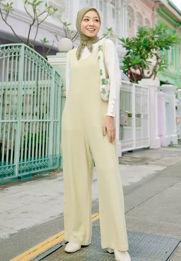 Jual Lozy Hijab Jonna Jumpsuit Avocado Original 2025 ZALORA