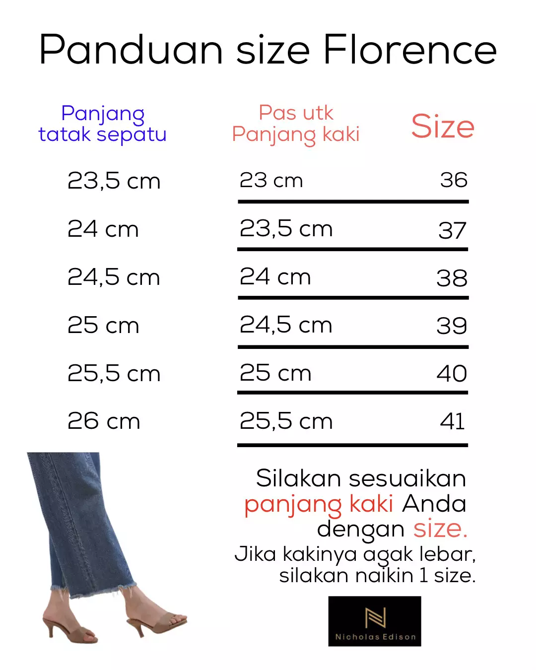 Nicholas Edison Heel Florence Mocca