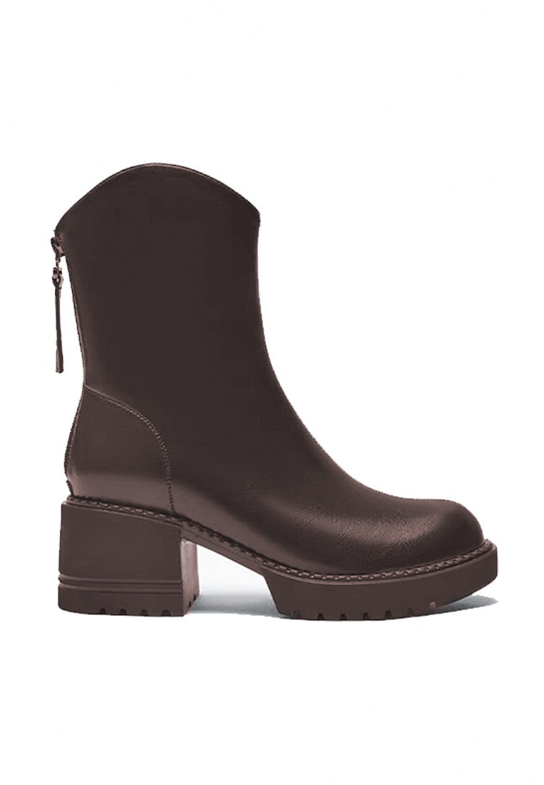 Platform Microfiber Leather Zipper Boots TLD8099-1
