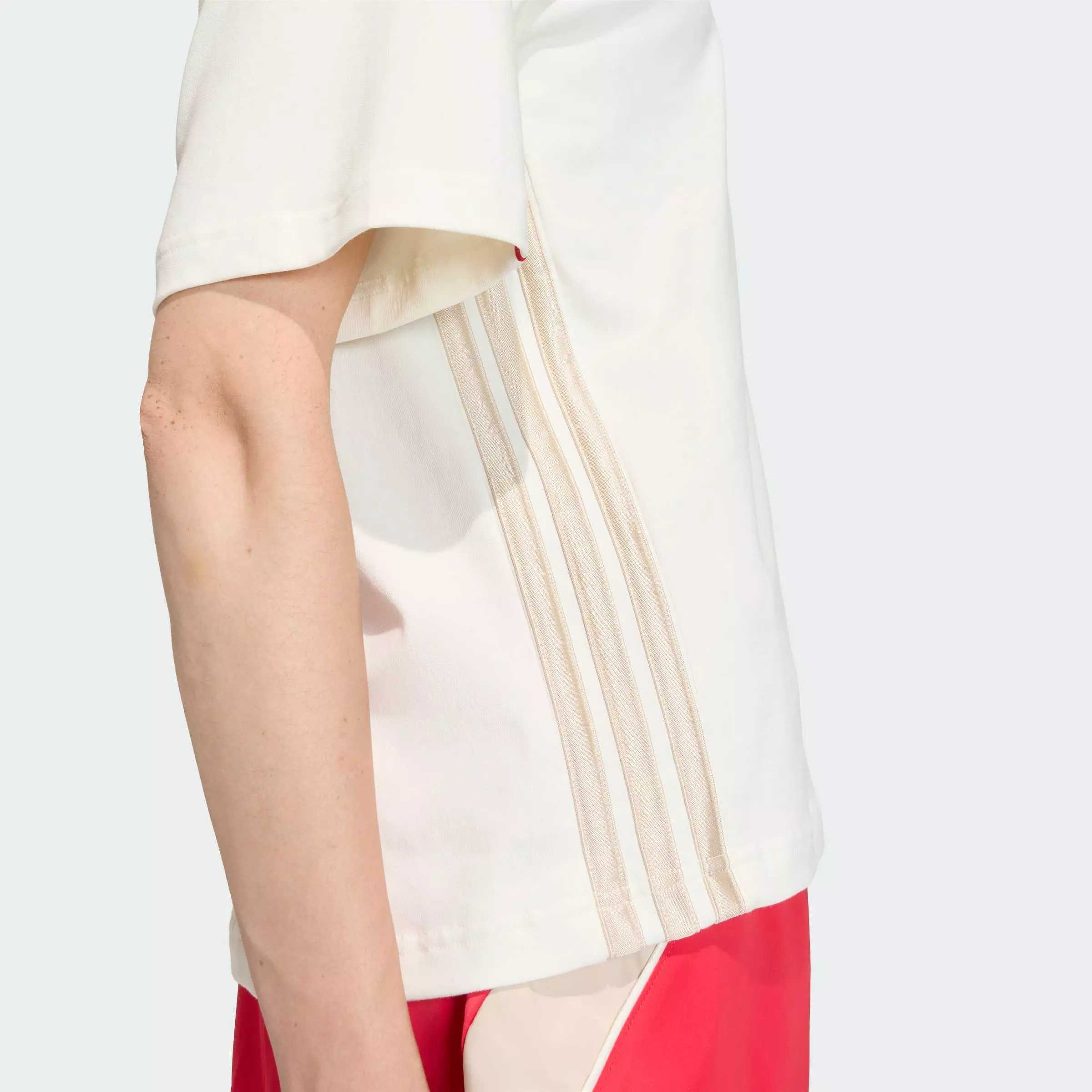 Lifestyle Stadium 3-Stripes Tee Women White KB4282