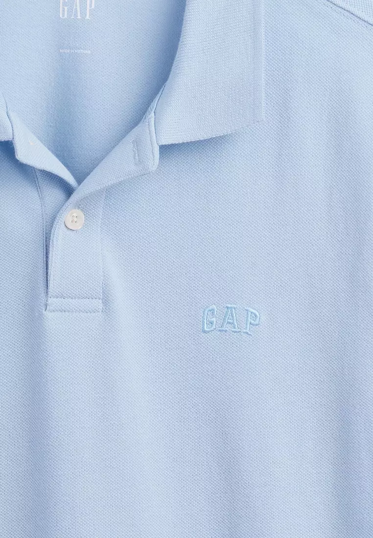 Logo Pique Polo Shirt