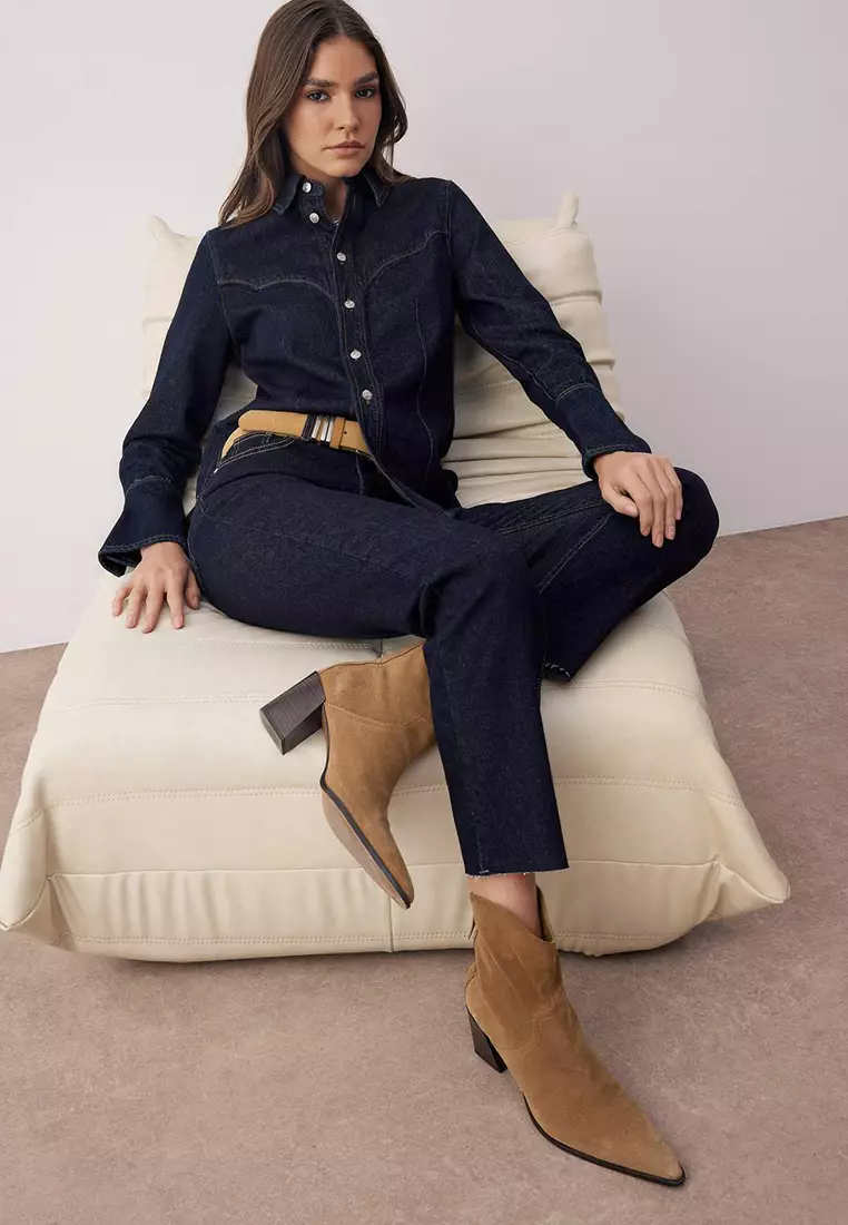 High Waist Comfort Stretch New Mom Jeans