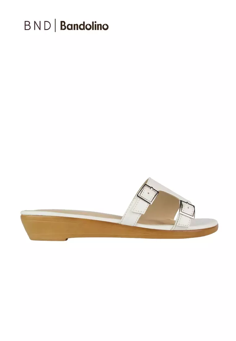 Discount on BND  shoes - SKU: BND - Bandolino Wixie Flats 37350 White