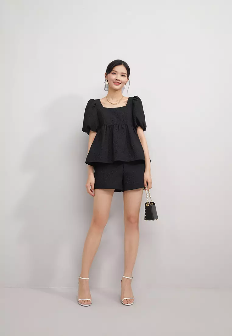 Hopeshow Polka Dot High Waist Tiered Midi Skirt 2025 | Buy
