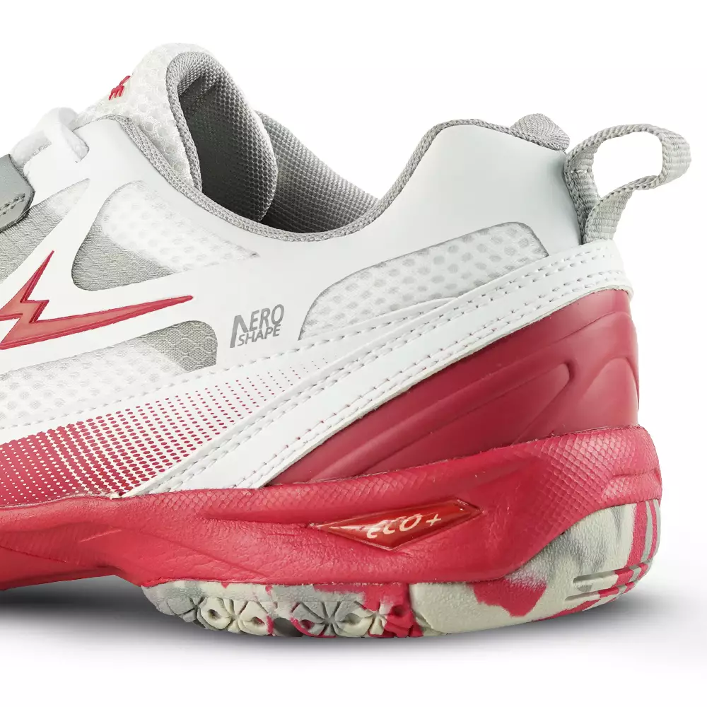 Eagle Sepatu Badminton Jet Pro II - PUTIH/MERAH