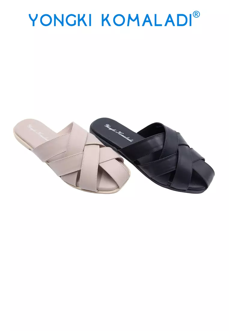 YONGKI KOMALADI ANNABETH SANDAL OL-AR47717-BE MOCCA